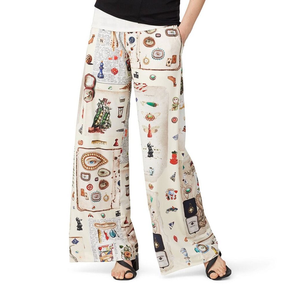 Monse Objects Print Palazzo Pants Medium